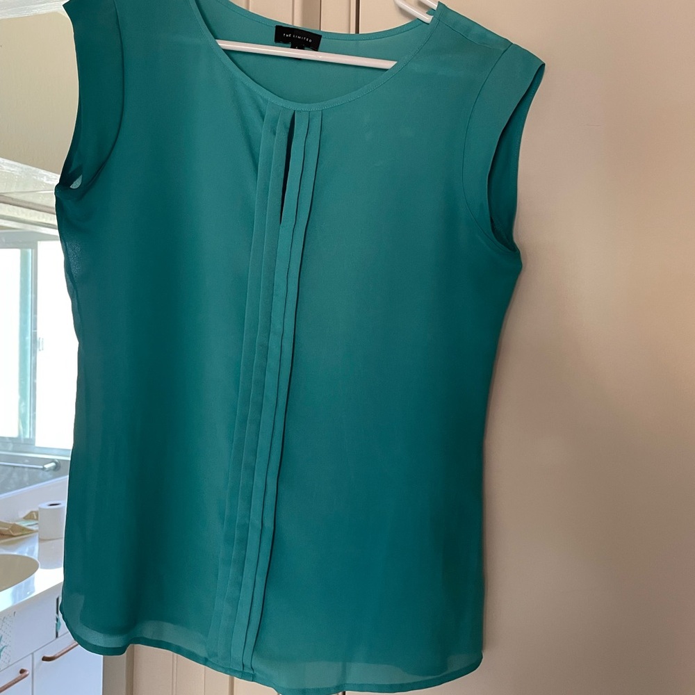 The Limited Women's Teal Sleeveless Top